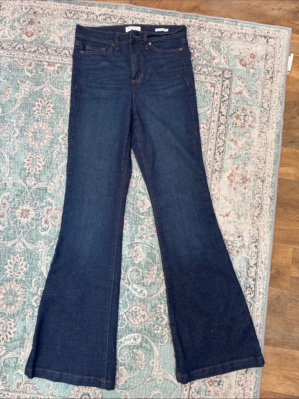 Sophia Vergara Dark Blue Women's Melissa Flared Jeans